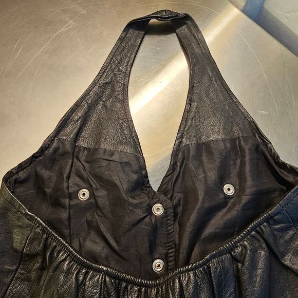 Leather vest/top - Picture 7 of 15